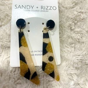 Leopard Resin Earrings